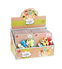 卡通手指偶12只装展示盒（不含税 neto）