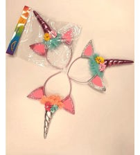 金粉耳朵三角无纺布独角兽