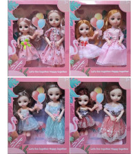 6寸+9寸实身12关节娃娃