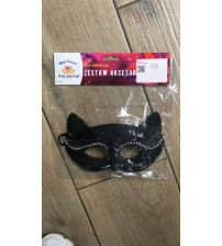 猫脸面具（黑）