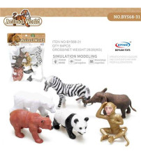 森林动物6pcs(不含税 neto）