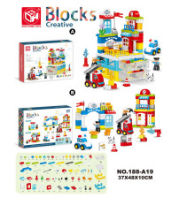 益智积木城市救援103PCS带2层收纳盒（不含税 neto）