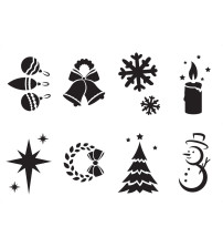 Szablony do sztucznego śniegu duże