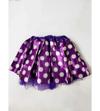 30cm米奇裙子 紫色 白点
