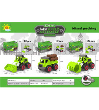 拆装工程车（推土车+伐木车+铲草车）