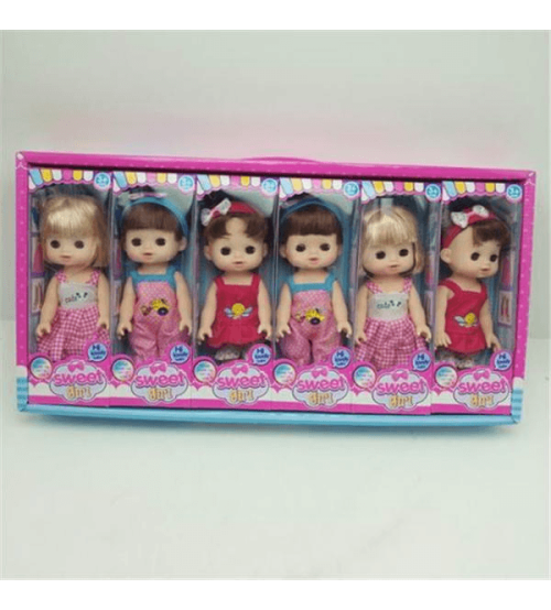 8寸搪胶活眼少女lalka