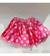30厘米米奇裙子 粉红色 白点