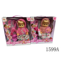 12寸搪胶会尿尿女娃(不含税 neto）