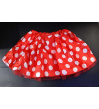 30cm米妮裙大红白点5件黑点1件 （含税 bruto）