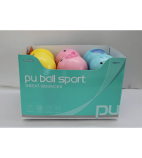 4寸PU卡通动物球pilki