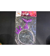 单角美人鱼加皇冠头扣紫