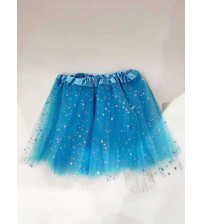 30cm亮片五星纱裙 蓝色