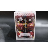 圣诞球酒红 6CM