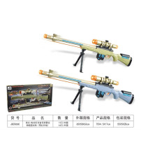 电动灯光音乐枪管会伸缩狙击枪（带红外线）