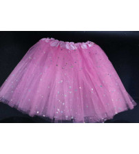 30cm亮片五星裙粉spodnica kwiazda 30cm rozowy