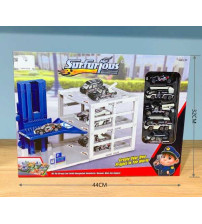 升降警察停车场加48PCS拼图