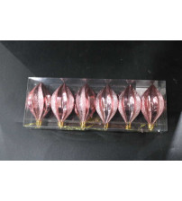 8cm 杨桃.6个/pvc盒+片.6盒/中包.玫瑰金