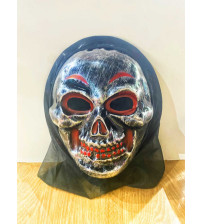 PVC单片面具银色