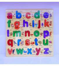 小写字母榉木板