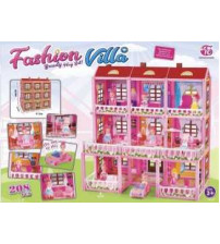 拼装别墅带公仔一只