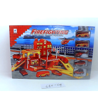 合金消防停车场套装660-69