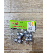 2CM 红果 银色（12个/包）（含税 bruto）