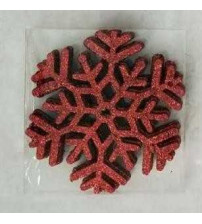 8cm雪花片.6个/pvc盒.10盒/中包红(含税 bruto)