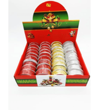 纯金粉彩带2.5*2.7