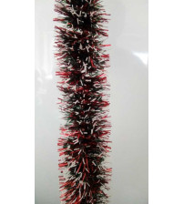 绿红白彩条  5cm 6m