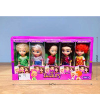 6寸实心关节公主联盟10人展示盒