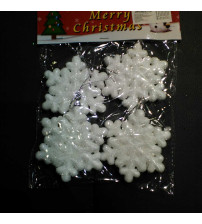 雪花挂件7CM   (4pcs/袋)