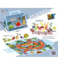 益智场景恐龙DIY套装25PCS