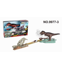 霸王龙带喷雾灯光恐龙IC抢险弹射轨道(不含税 neto)