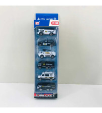 滑行合金车（6PCS）警察