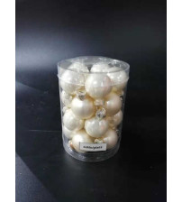 30mm玻璃球 香槟/每PVC桶装20pcs