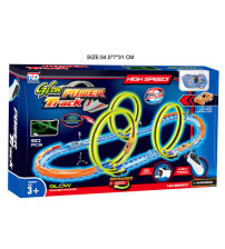 红外线变速遥控夜光轨道车（配1只车）(不含税 neto）