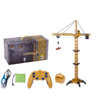 6通道遥控塔式起重机 （2.4G带4.8V充电电池组和4.8V USB充电线)（不含税 neto）