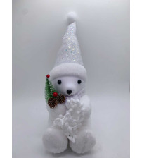 熊坐(带灯）15*40CM(BRUTO 含税价）