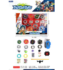 爆裂陀螺*4+双转拉尺发射器+双转拉线发射器(不含税 neto）