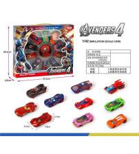 复仇者联盟滑行合金车10pcs(不含税 neto）