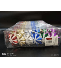 6cm16角星彩绘6个盒      