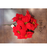 XY18-668-7  圣诞花（一品红）7头拆装(含税 bruto）