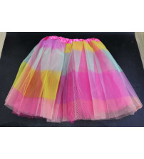 40cm不规则横条彩虹裙（图片色）