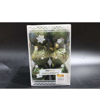圣诞球墨绿 7CM